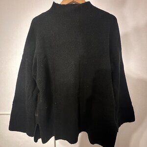 Urban Outfitters Oversized Sweater Women M Black Minimalist Grunge